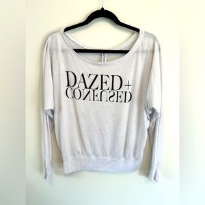 🤍🖤 SimDog Dazed Pullover Sweater Sz L 🖤🤍